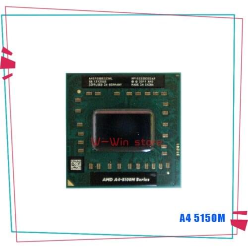 AMD A4-Series A4-5150M A4 5150M 2.7 GHz Dual-Core Dual-Thread CPU Processor AM5150DEC23HL Socket FS1