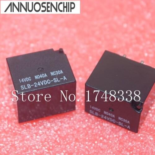 20PCS/lot Automotive relays SLB-12VDC-SL-CE SLB-24VDC-SL-CE 40A14VDC 7PIN A set of conversions