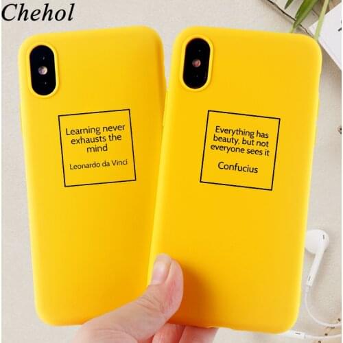 Phone Cases for IPhone 11 8 7 6s Plus Pro X XS MAX XR Funny Letter Case Soft Silicone TPU Fitted Box Back Covers Accessories