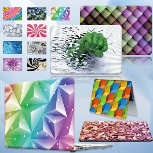 Laptop Case for Apple MacBook Pro 13/15/16 Inch/MacBook Air 11/13 Inch 3D Art Pattern Series Scratch Resistant Protective Shell