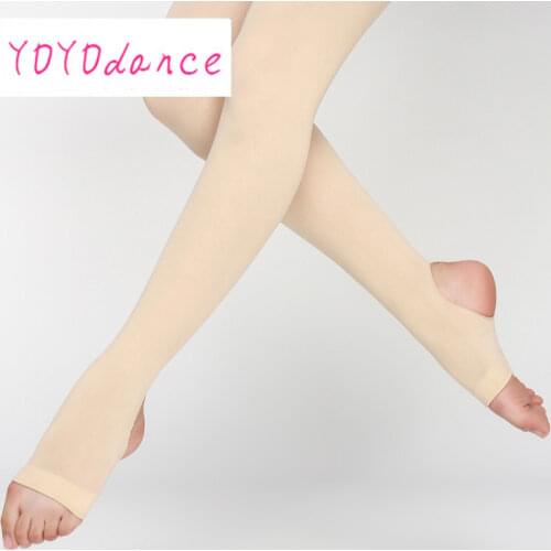 Kid Girl Ballet Stretchy Dance Stirrup Tights Soft Breathable Gymnastic Stirrup Pantyhose Children Cotton Spandex Collant