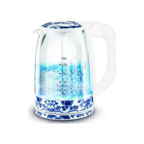 Electric kettle Glass electric with 2 l large capacity power automatically