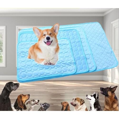 Dog Mat Cooling Summer Pad Mat for Dogs Cat Blanket Sofa Breathable Pet Dog Bed Summer Washable for Small Medium Large Dogs