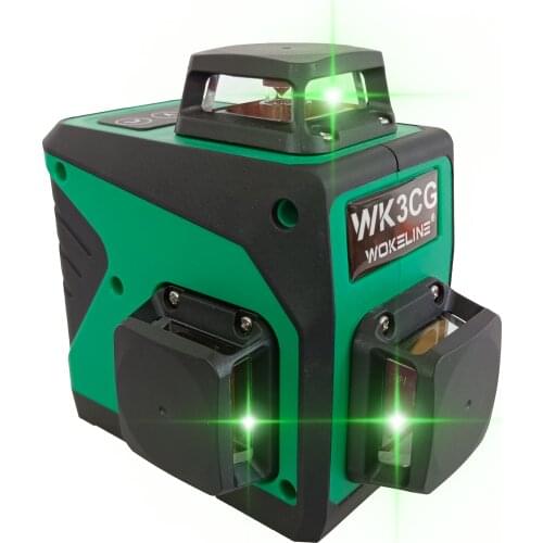 3X360 Cross Lines Laser Level 3D Self Leveling Laser Leveler three-Plane Leveling Measure Tool