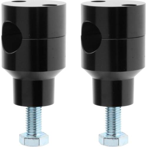 Pair 7/8" 22mm Motorcycle Handlebar Riser Extender For Harley Bobber Chopper Cruisers