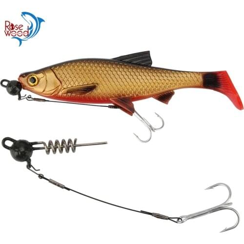 RoseWood NEW Screwball Jig Rig String Hook Fishing Jig Hooks + 7g/10g/15g/20g/25g/30g/50g Flexhead Jigs For Soft Baits