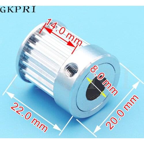 Large format printer carriage motor pulley small gear 20 teeth for Xuli Polar Dika motor gear 22mm height 20mm diameter