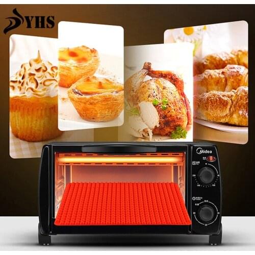 1Pcs Non-Stick Red Pyramid Bakeware Pan Nonstick Silicone Baking Mats Pads Moulds Cooking Mat Tray Sheet Kitchen Tools