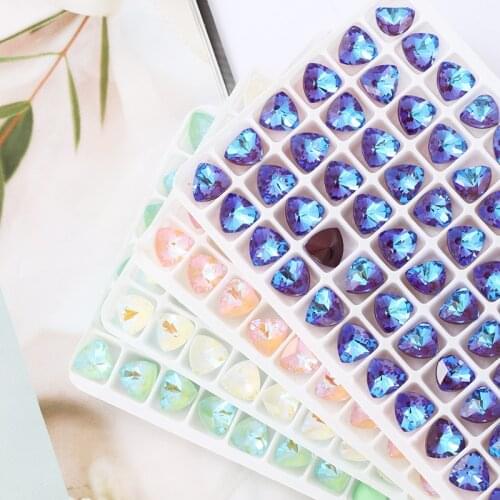 Pointback Rhinestones Mocha Color Glitter DIY Crystal Stones Glass Strass Glue On Nails Stone Clothes Nails Decoration Strass