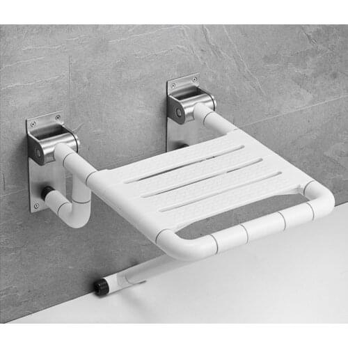 Adjustable Wall Mounted Shower Seats stool Bathroom Elderly children folding chairs Non Slip Disabled Toilet bath chair bench