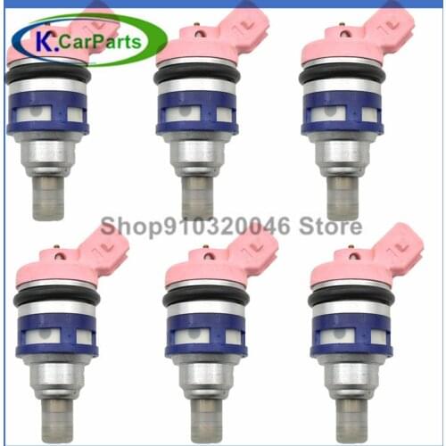 6PCS 16600-85E06 Fuel Injector For Nissan Maxima II J30 3.0 i Saloon 88-94 16600-21V02 16600-85E01 1660085E06