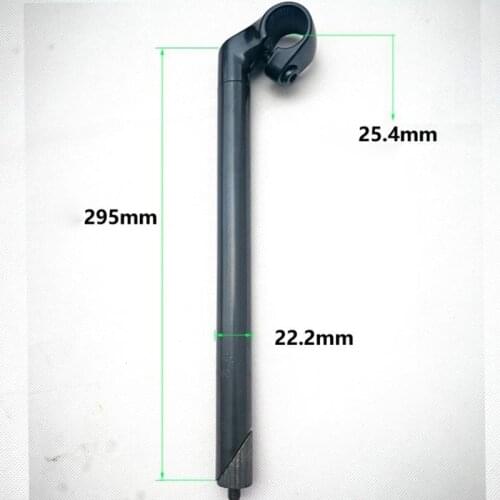 Bike Aluminum Gooseneck Stem Riser Dead Speed Retro Riser Faucet Bicycle For 25.4/22.2mm Front Fork Head Tube Cycling parts