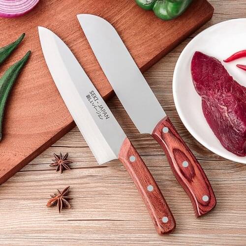 Japanese Chef Knife Meat Cleaver Santoku Fish Knife Stainless Steel Kitchen Knife Home Cooking Tools