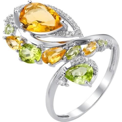 Кольца с кристаллами ЮТЛАЙН China At AliExpress