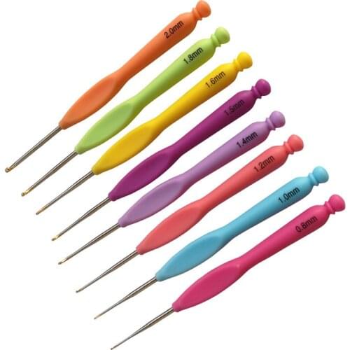 0.8mm-2.0mm Colorful knitting needles and crochet tools and accessories Hooks and knitting accessories Crochet hooks so weave