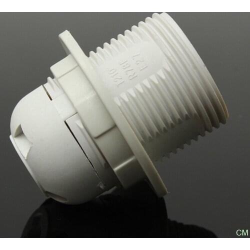 1PCS White Black 4A 250V E27 Card-type Lamp Holder CE Certification E27 Socket High Quality