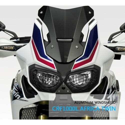 Motorcycle Accessories Windscreen Windshield Wind Shield Screen Protector For HONDA CRF1000L Africa Twin crf 1000 l 2016 - 2019