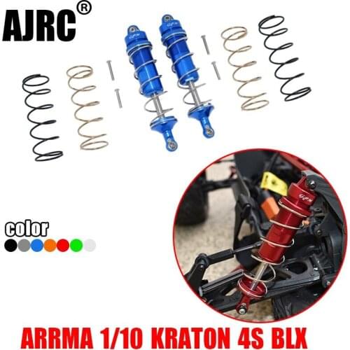 ARRMA 1/10 KRATON 4X4 4S BLX ARA102690 aluminum alloy bold spring shock absorber front 107mm/rear 120mm Shock Absorbers