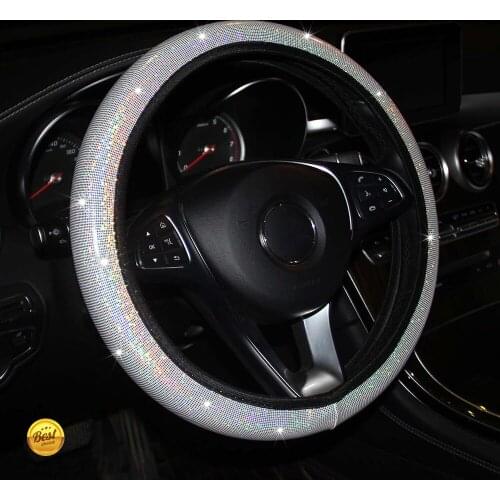 Bling Bling Car Steering Wheel Cover,Easy Install Vehicle Hubs Not Moves Steering-wheel case For Lada E1 X45