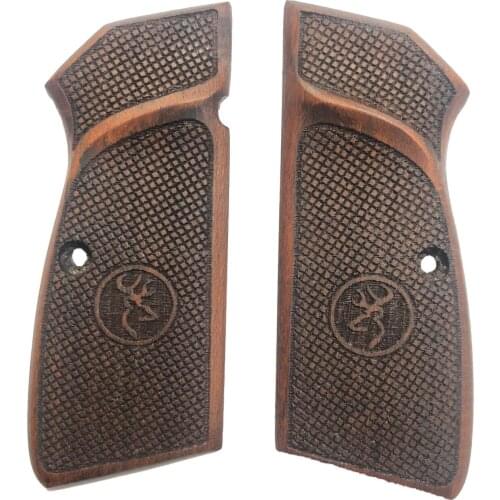 Belgium Browning Hp 14'lü Special Series Browning Logo Laser Cut Wooden Grip Mod28