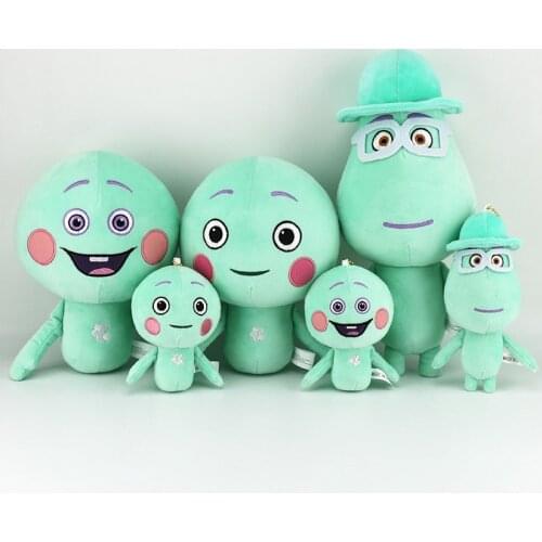 Disney Movie Action Figures Soul Stuffed Plush Cartoon Toy Pillow Kawaii Soft Cotton Pendant Doll Birthday Gift For Kid Toy