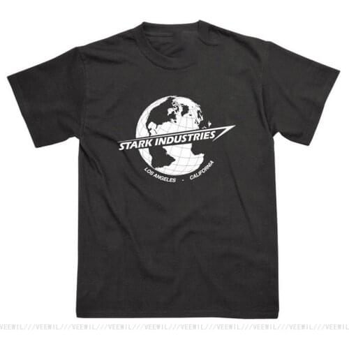 Stark Industries Globe Inspired By Iron Man Tony Stark Printed Street T-Shirt Cool Casual Pride T-Shirt New Fashion Tshirt