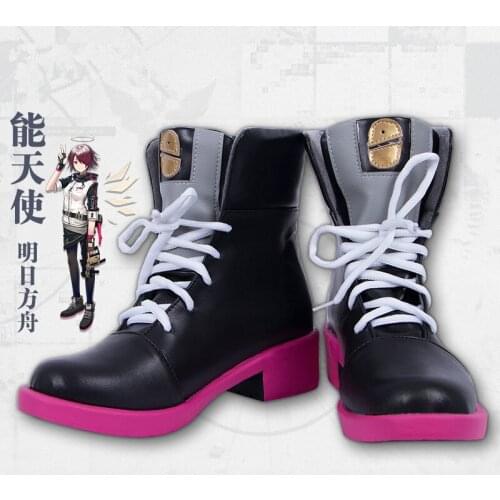 Game Arknights Exusiai Cosplay Shoes Anime Cos Accessories Halloween Party Daily Shoes H