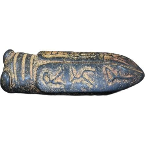 Chinese archaize Hongshan Culture meteorite iron carving sword Chan, a blockbuster, enlightenment Chan