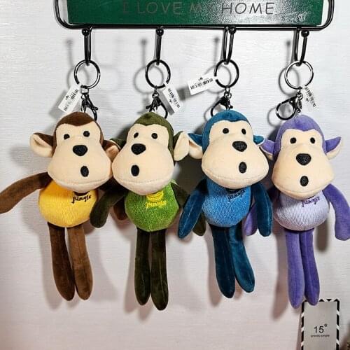 Aromatherapy Doll Cute Handsome Monkey Plush Key Chain Handbag Pendant Creative Japanese Doll Ins Ornaments Gift