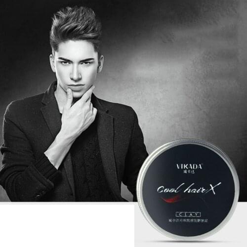 Matte Hair Styling Wax Men Hair Styling Mud Strong Hold Non Greasy EF