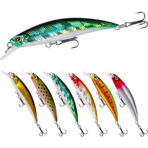 Mavllos Japan Sinking Swimming Fishing Bait 70mm10g Simulation 3D Eyes Sharpened Hooks Hard Artificial Minnow Bait Lure