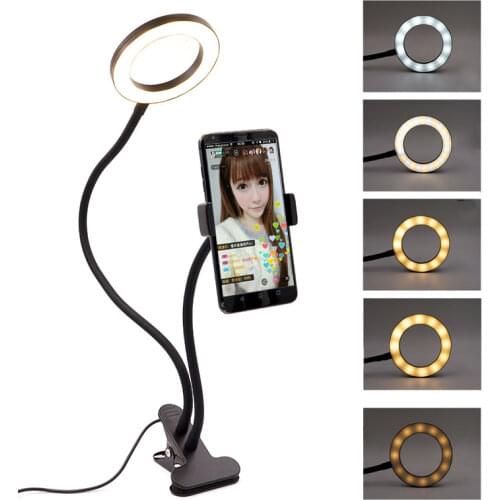 Microblading Tattoo Lamp With Clamp 8X Magnifier USB LED Lamp Cold Light Eyebrow Makeup Illuminator Equipment Beauty Salon Tools