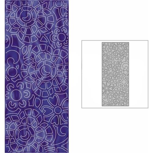 New Love Flower Story Slim Background Plate Craft Embossing Mold 2021 Metal Cutting Dies for DIY Scrapbooking Album Card Making