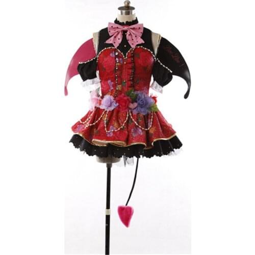 Love live Kousaka Honoka Little Devil Awaken Cosplay Costume demon Dress Halloween dress for women A