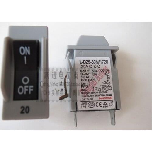 Original new 100% L-DZ5-30M/1720-20A-Q-K-C equipment rocker circuit breaker 20A 2P