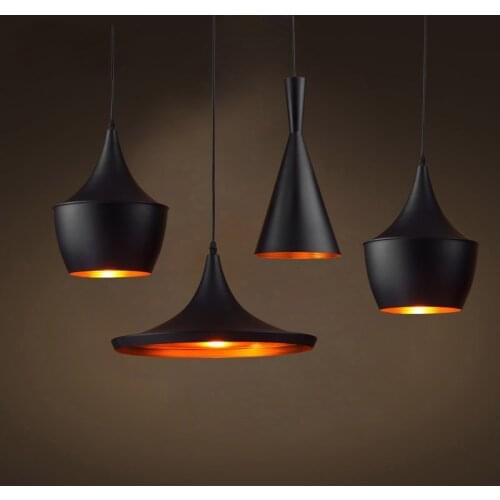 Retro Vintage Industrial Restaurant Lampshade Pendant Ceiling Light Lighting Fixture LED Suspension Lamps PA0011