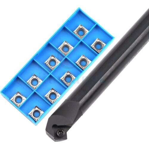 S12M/S16Q/S20R/S25S-SSSCR09 45° CNC toolholder innerhole screw type turning tool+SCGT SCMT Cemented carbide Lathe turning insert