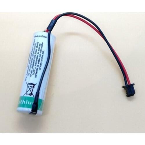 1PCS LS14500 Water Meter Electric Meter Gas Meter Memory Back-Up Battery with Line ER14505 SL360 3.6V Lithium Battery