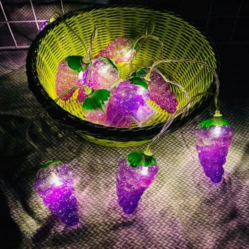 LED Grape Lights String For Christmas Party Room Decoration