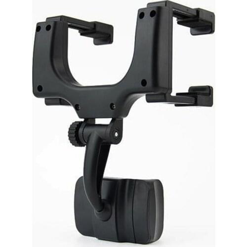 Universal 360 Degrees Car Rearview Mirror Mount Phone Holder Mobile Phone Holder Stands For IPhone Xiaomi GPS Smartphone