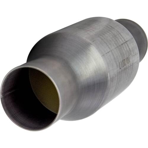 1 Piece 2.5" Inch Exhaust Catalytic Converter body 410250 Universal High Flow Stainless 400 cell