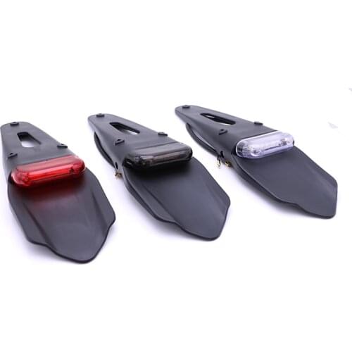 Universal LED Motorcycle Enduro Tail Light Rear Fender Stop Signal Break Indicator Lamp For Honda CRF450R Kawasaki KLX KX