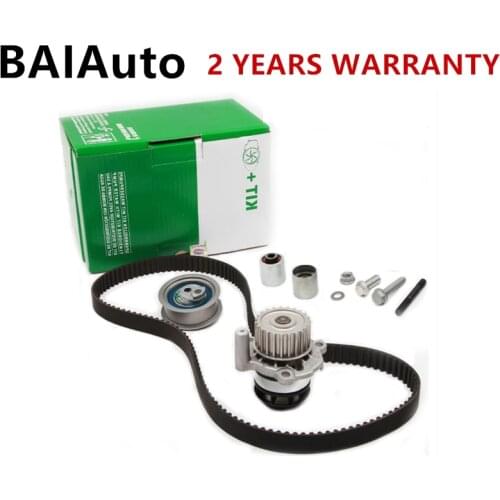06F121011X 06D109119B 06D109243B Engine Water Pump With Timing Belt Tensioner Set For VW Golf Jetta Passat For Audi A3 A4 A6 TT