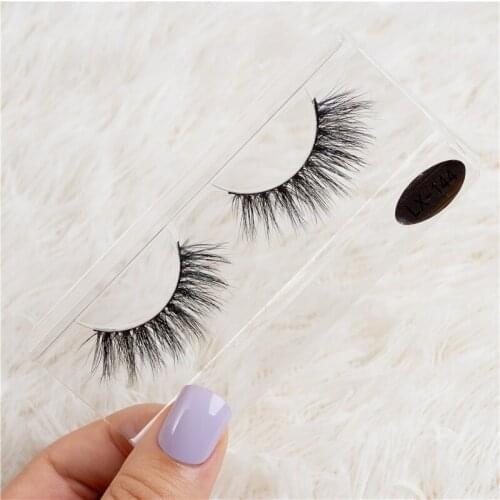 17 mm Mink Eyelashes Natural Long 3D Mink Lashes Makeup Full Strip Eyelashes Mrdium Long Eyelashes 3D Mink Eyelashes Reusable