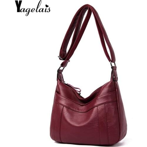 2019 Vintage Women Crossbody Flap Bag PU Leather Handbags High Quality Shoulder Bags Female Sac A Main Vintage Bags For Girl