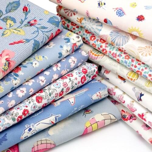 45cm * 145cm / Piece, Cartoon Pure Cotton Canvas Fabric, Handbags, Shoes, Tablecloth, Curtain Cloth, DIY Handmade Materials
