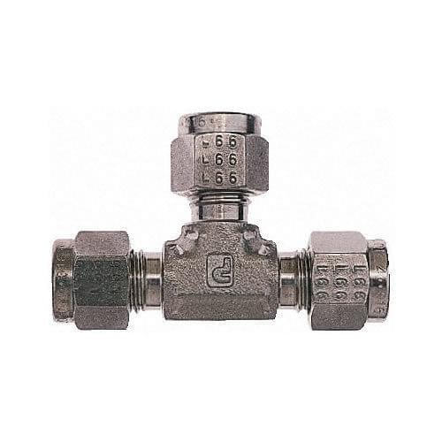 6ET6-316 NEW PARKER Union Tee A-LOK 3/8T X 3/8T X 3/8T Stainless Steel