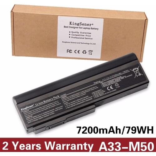 11.1V 7200mAh KingSener A33-M50 Battery for ASUS A32-M50 A32-N61 M50 M50V M50Q M50Sa M50Sr M50Sv M51E M51Kr M51Se M51Sn M51Sr