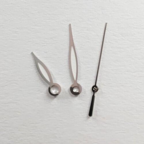 Watch accessories watch pointer NH35 pointer silver pointer green super luminous, suitable for NH35, NH36 movement NO.29