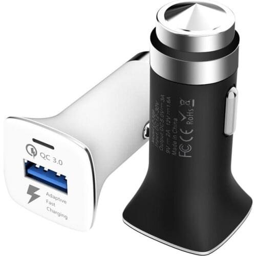 QC3.0 Car Charger 5V3A Quick Charge 3.0 Car-Charger Fast Charging USB Phone vehicle Charger QC2.0 Compatible For Samsung XIAOMI